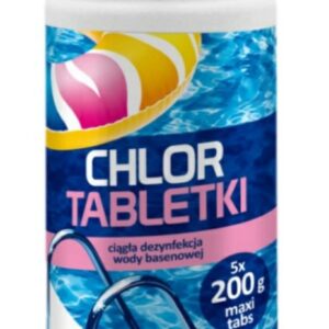 Chlor Tabletki do Basenu Long Tabs 1kg CH Gamix