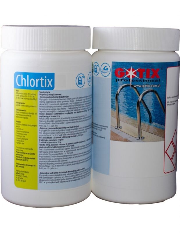 Chlortix Tix Szok do Dezynfekcji Wody Basenowej 1kg