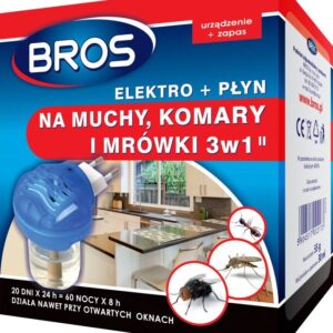 Elektrofumigator Płyn 3w1 na Muchy